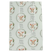 Sac Cadeau Moyen Happy Joyous Free Sobriety Pastel (Dos)