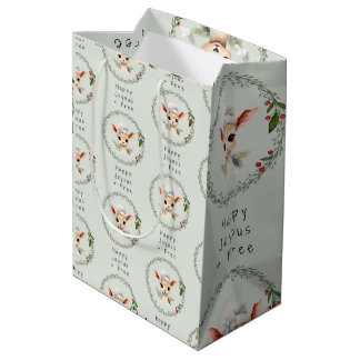 Sac Cadeau Moyen Happy Joyous Free Sobriety Pastel