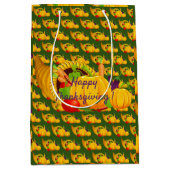 Sac Cadeau Moyen Happy Thanksgiving (Devant)