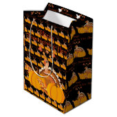 Sac Cadeau Moyen Happy Thanksgiving (Dos Angle)