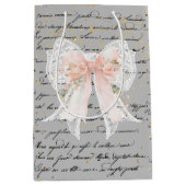 Sac cadeau moyen Harmonie Bow (Devant)