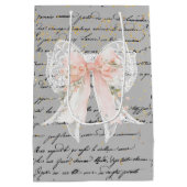 Sac cadeau moyen Harmonie Bow (Dos)