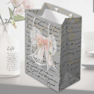 Sac cadeau moyen Harmonie Bow