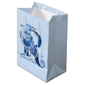 Sac Cadeau Moyen Harry Potter | Aguamenti RAVENCLAW™ Graphique (Devant Angle)