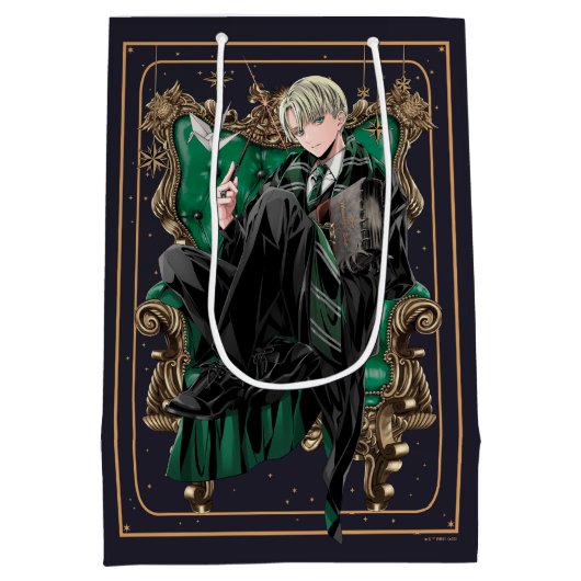 Sac Cadeau Moyen HARRY POTTER™ | Anime Draco Malfoy Assis (Dos)
