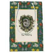 Sac Cadeau Moyen HARRY POTTER™ | Blason SLYTHERIN™ (Devant)