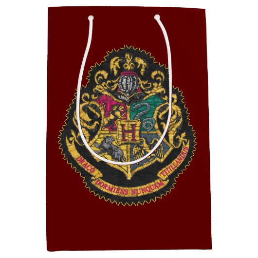 Sac Cadeau Moyen Harry Potter | CIMIER DE POUDLARD (Devant)