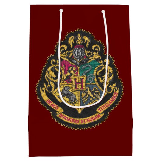 Sac Cadeau Moyen Harry Potter | CIMIER DE POUDLARD (Dos)