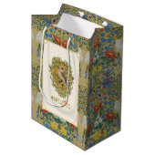 Sac Cadeau Moyen HARRY POTTER™ | Crête HUFFLEPUFF™ (Devant Angle)