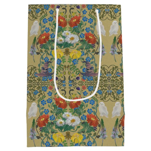 Sac Cadeau Moyen HARRY POTTER™ | Crête HUFFLEPUFF™ (Dos)