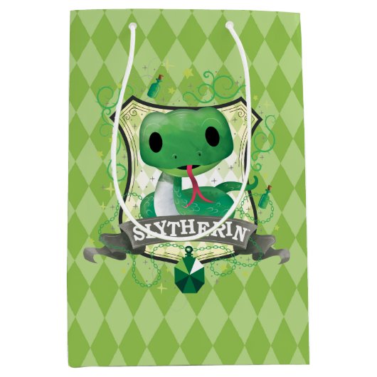 Sac Cadeau Moyen Harry Potter | Crête SLYTHERIN™ (Devant)