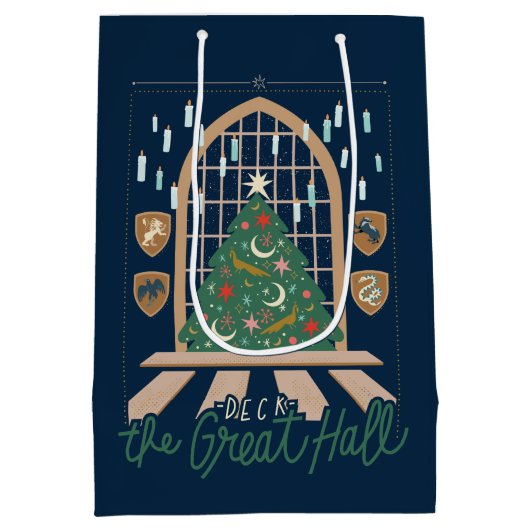 Sac Cadeau Moyen Harry Potter | Deck the Great Hall (Dos)