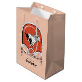 Sac Cadeau Moyen HARRY POTTER™ | Délicat croquis GRYFFINDOR™ Crest (Dos Angle)