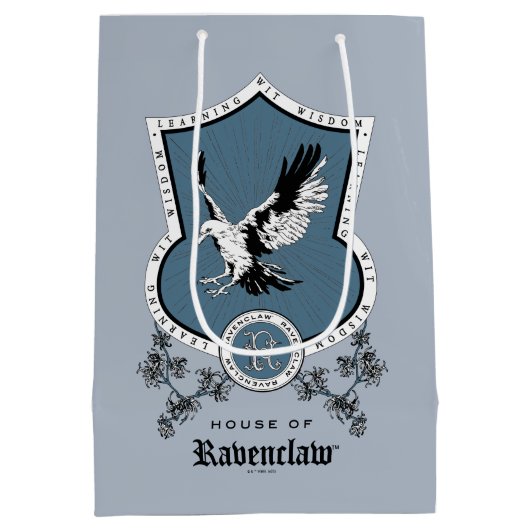 Sac Cadeau Moyen HARRY POTTER™ | Dessin délicat du blason de la mai (Dos)