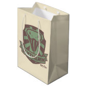 Sac Cadeau Moyen HARRY POTTER™ | Été Magique Blason SLYTHERIN™ (Dos Angle)