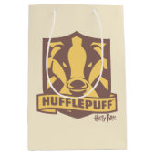 Sac Cadeau Moyen HARRY POTTER™ | Été Magique HUFFLEPUFF™ Crest (Devant)
