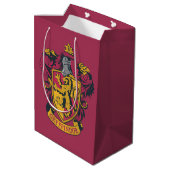 Sac Cadeau Moyen Harry Potter | Gryffindor Crest Gold et Rouge (Dos Angle)