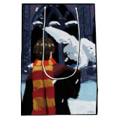 Sac Cadeau Moyen HARRY POTTER™ & Hedwig dans la neige (Dos)