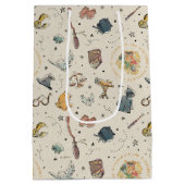 Sac Cadeau Moyen Harry Potter Icons Motif - Anniversaire (Dos)