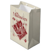 Sac Cadeau Moyen HARRY POTTER™ Les Marauders Animagus Graphisme (Devant Angle)