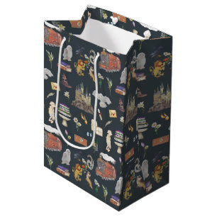 Sac Cadeau Moyen HARRY POTTER™   Motif icônes