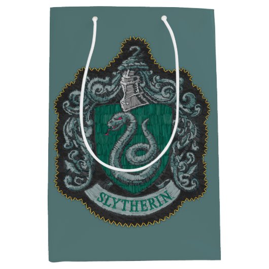 Sac Cadeau Moyen Harry Potter | Retro Mighty Slytherin Crest (Devant)