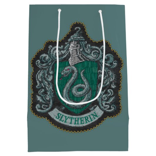 Sac Cadeau Moyen Harry Potter | Retro Mighty Slytherin Crest (Dos)