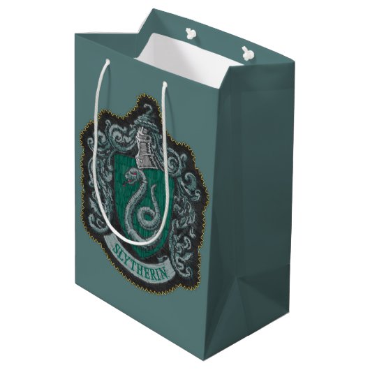 Sac Cadeau Moyen Harry Potter | Retro Mighty Slytherin Crest (Dos Angle)