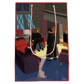 Sac Cadeau Moyen HARRY POTTER™, Ron & Hermione dans la salle commun (Dos)