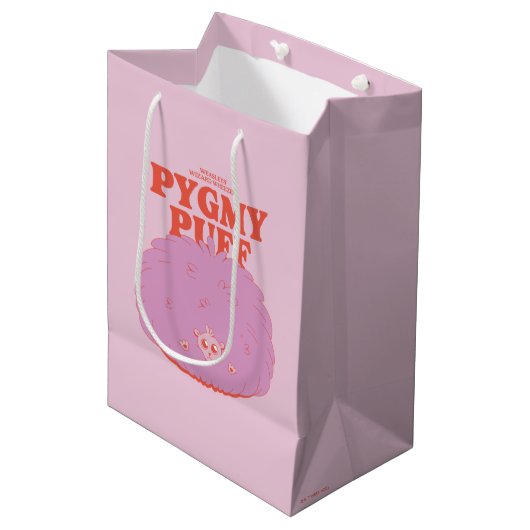 Sac Cadeau Moyen HARRY POTTER™ | Weasley's Wizard Pygmy Puff (Devant Angle)
