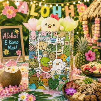 Sac Cadeau Moyen Hawaii Kawaii Luau toutes les stars