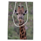Sac Cadeau Moyen Headshot de girafe (Dos)