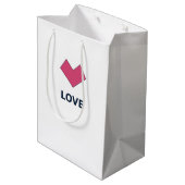 Sac Cadeau Moyen Heart Gift Bag (Dos Angle)