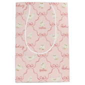 Sac Cadeau Moyen Hedwig Pink Ribbon Pattern (Devant)
