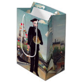 Sac Cadeau Moyen Henri Rousseau - Mon portrait-Paysage (Devant Angle)
