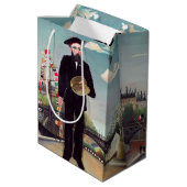 Sac Cadeau Moyen Henri Rousseau - Mon portrait-Paysage (Dos Angle)