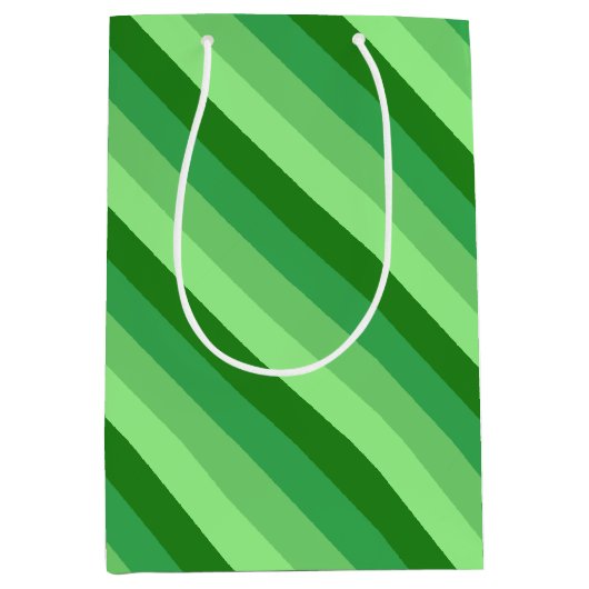 Sac cadeau moyen Herbe verte (Devant)
