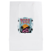 Sac Cadeau Moyen Heure d'été (Dos)