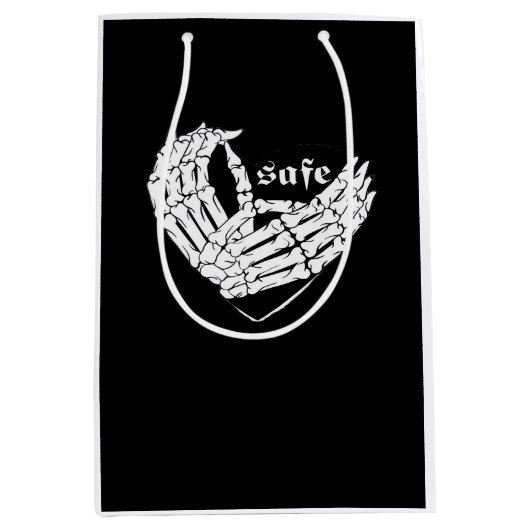 Sac Cadeau Moyen Heureuse Sainte-Valentin - Mon Coeur Est Mon Valen (Devant)