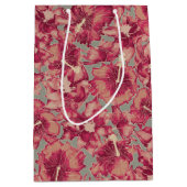 Sac Cadeau Moyen Hibiscus de vacances, style hawaïen Noël (Devant)