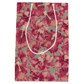 Sac Cadeau Moyen Hibiscus de vacances, style hawaïen Noël (Dos)