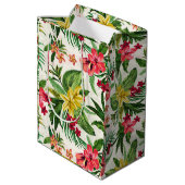 Sac Cadeau Moyen Hibiscus fleur (Dos Angle)
