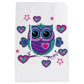 Sac Cadeau Moyen Hibou (Dos)