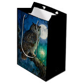 Sac Cadeau Moyen Hibou (Devant Angle)