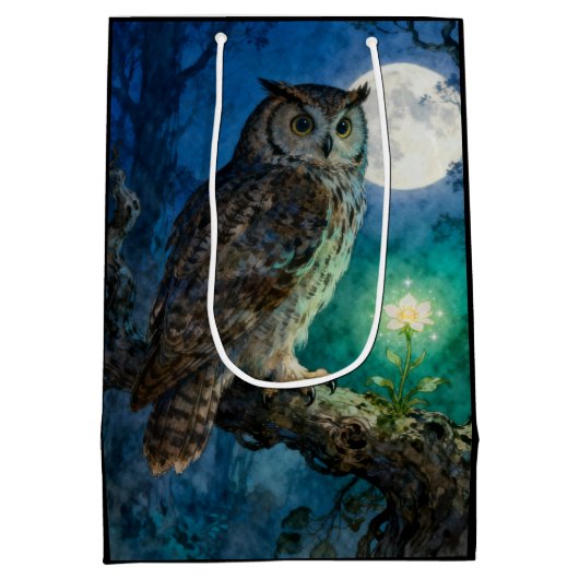 Sac Cadeau Moyen Hibou (Dos)