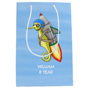 Sac Cadeau Moyen Hippocampe Fusée