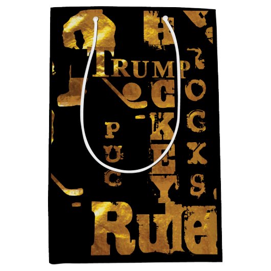 Sac Cadeau Moyen Hockey (Devant)