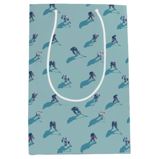 Sac Cadeau Moyen Hockey players on ice (Devant)