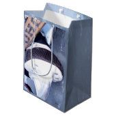 Sac Cadeau Moyen Hockey sur glace (Dos Angle)