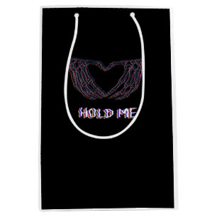 Sac Cadeau Moyen Hold Me Classic - Skeleton Hand Heart